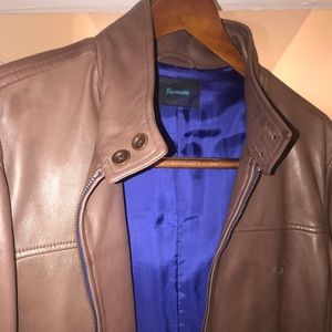 Façonnable Lambskin Leather Jacket